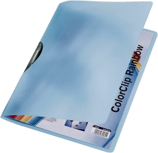 4176 Klemmmappe ColorClip Rainbow, A4, PP, hellblau